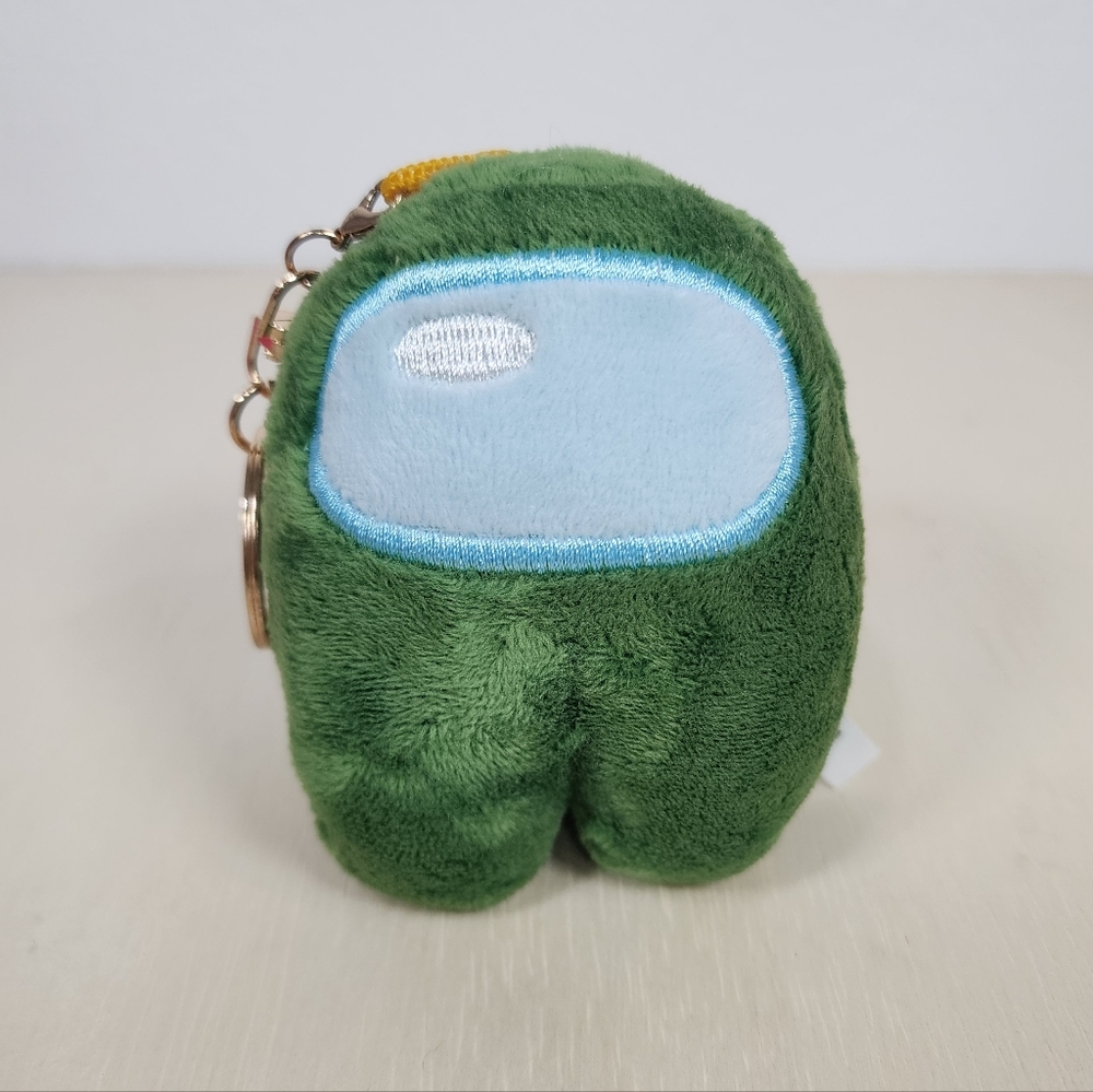 Green Among Us Plush Keychain